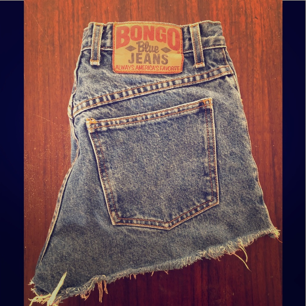 Bongo Cut-Off Denim Shorts. Size 9 Junior